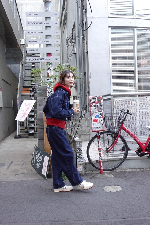 ダブルZIPフーディーニット